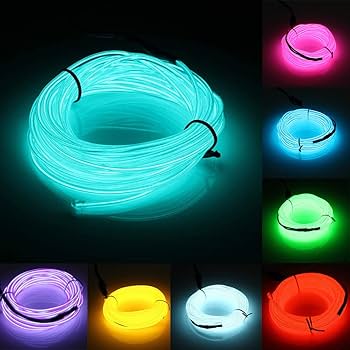 ネオン管ブルー 色 2セット、点灯確認済み。 Amazon.co.jp: Senhui 有機EL線 5m长 ネオンサイン 3種類の点滅